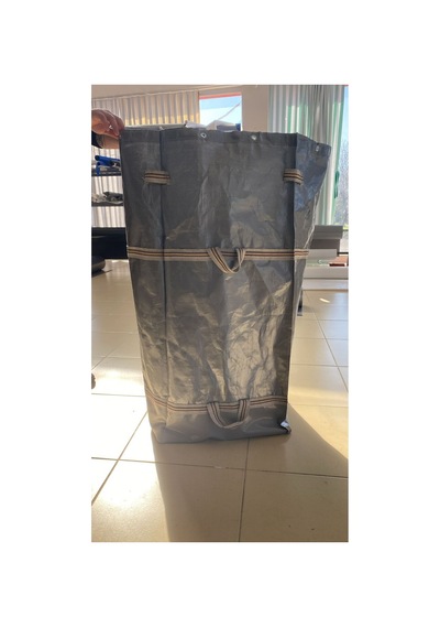 Kargo Haralı Tekstil Taşıma Çuvalı Pvc Polyester Tabanlı -şerit Kolonlu,tutma Yerli,kuşgözü Kapsüllü Gri