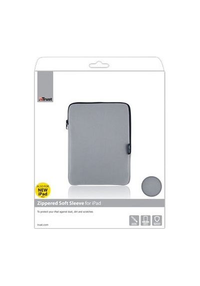 Trust 10" 17935 Tabletler İçin Fermuarlı Yumuşak Kılıf Tablet Kılıfı