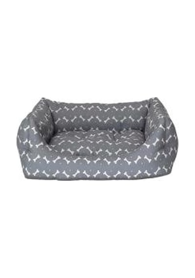 Pet Comfort Uniform Bone Gri-Beyaz Kedi ve Köpek Yatağı S 40x50cm