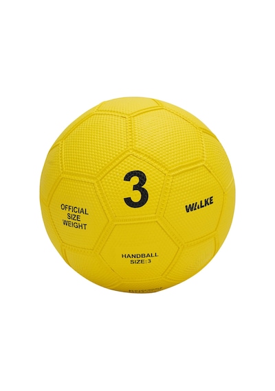 Walke Premium 3 Numara Kauçuk Hentbol Topu Pompa Hediyeli Sarı
