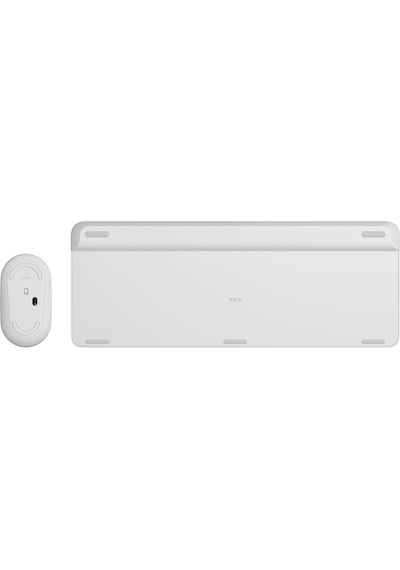 Logitech Mk470 Kablosuz Beyaz İnce İngilizce Q Klavye + Mouse Seti Optik