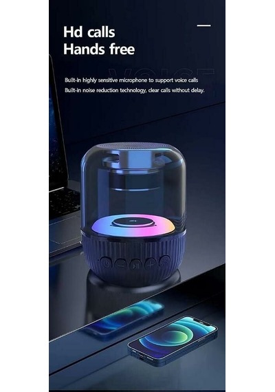 Powerstar Müzik Kutusu E5 Pro Rgb Işıklı - Bluetooth - Usb - Hafıza Kartı - Radyo