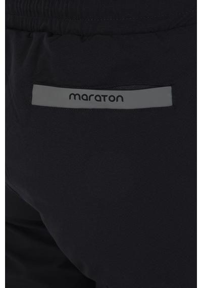 Maraton Sportswear Regular Erkek Düz Paça Outdoor Siyah Eşofman Altı 21393-siyah Siyah