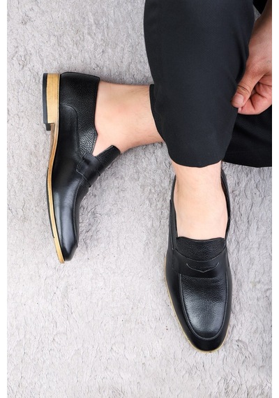 Ducavelli Milazzo Hakiki Deri Erkek Klasik Ayakkabı, Loafer Klasik Ayakkabı