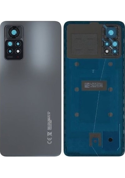 Redmi Note 11 Pro 4g Uyumlu Arka Pil Batarya Kapağı Kamera Lensli - Siyah