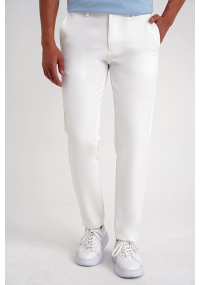 Efor P 1195 Pantolon Comfort Beyaz Kanvas Beyaz
