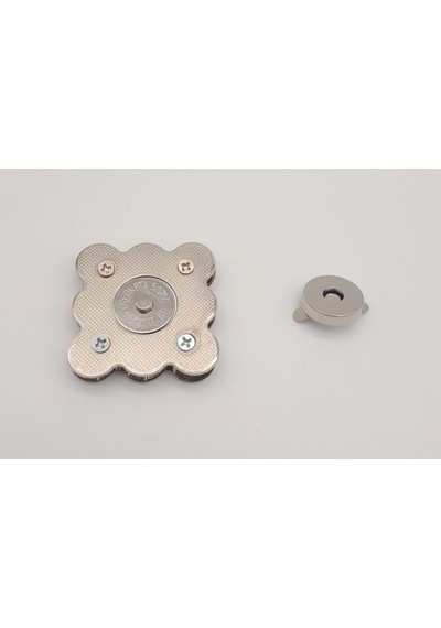 Angel Çanta Aksesuar Gümüş Renk 4.5 Cm Mıknatıslı Kilit