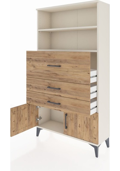 Arges Dolap 2 Raflı 3 Çekmeceli 2 Kapaklı 88x30x163 Aytaşı-çam Aytaşı Arges Dolap 2 Raflı 3 Çekmeceli 2 Kapaklı 88x30x163 Aytaşı-çam Aytaşı