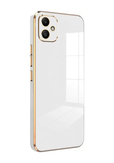 Durukar Samsung Galaxy Uyumlu - A05 Kılıf Volet Silikon - Beyaz