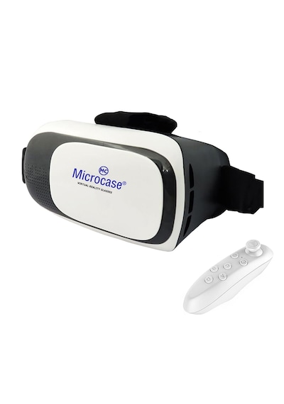 Microcase Vr 3d Sanal Gerçeklik Gözlüğü + Vr Kablosuz Bluetooth Kumanda-al47181