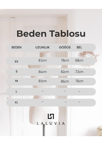 Laluvia Bej Yaka Bağlama Detaylı Kısa Elbise - 5084 Bej