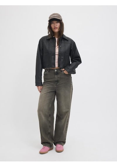 Kadin Bisiklet Yaka Streç Kalip Basic Tisört - Gigi - 12248921 Violet Ice