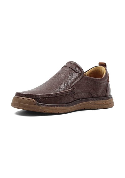 Erkek Kahverengi Deri Sneaker