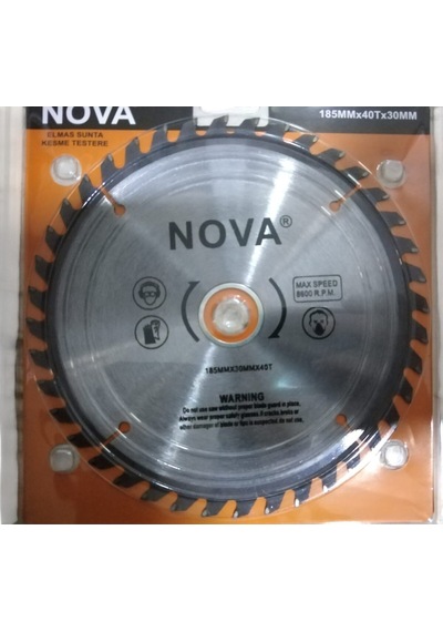 Elmas Sunta Kesme Testere 185mm X 40t X 30mm