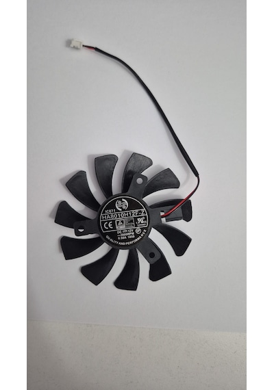 75mm 2pin Kablo 12v 3.000rpm Ha8010h12f-z Fan 1
