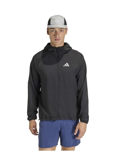 Adidas Erkek Siyah Ceket Run Ess Jkt M Jz7782