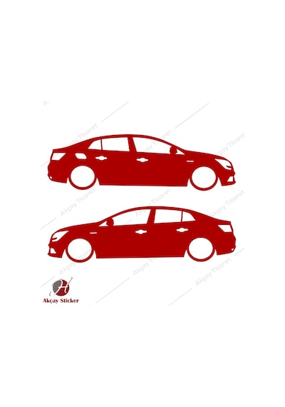 Megane 4 Sticker Megane 4 Gölge Sticker Renault Oto Sticker