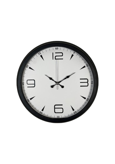 Precision Black 40 Cm Metal Duvar Saati 13710974