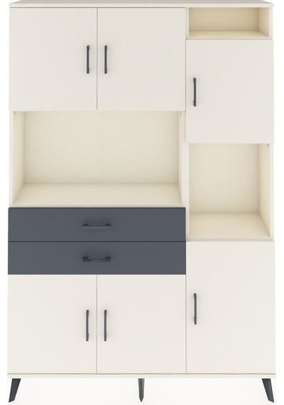Arges Dolap 9 Raflı 2 Çekmeceli 6 Kapaklı 132x30x195 Aytaşı-aytaşı/antrasit Aytası/antrasıt Arges Dolap 9 Raflı 2 Çekmeceli 6 Kapaklı 132x30x195 Aytaşı-aytaşı/antrasit Aytası/antrasıt