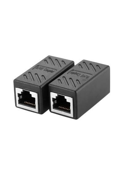 Hadron Hdx5066 Rj 45 Dişi - Dişi Uzatma Adaptörü - Siyah