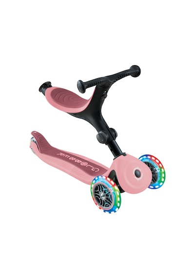 Globber Go Up Active Işıklı Scooter - Koyu Pastel Pembe