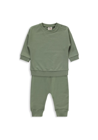 Civil Baby Basic 6-18 Ay Takım - Haki