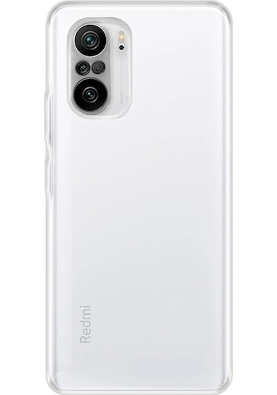 Ilkeshop Newface Xiaomi Poco F3 Kılıf Deluxe 2mm Şeffaf Silikon - Şeffaf