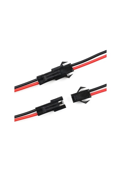 10 Adet 2 Pin Sm Jst 2p Kablolu Konnektor Dişi Erkek Takım 20cm
