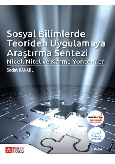 Pegem Akademi Yayıncılık - Sosyal Bilimlerde Teoriden Uygulamaya Araştırma Sentezi Nicel, Nitel ve Karma Yöntemler