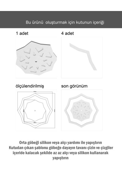Motifpiyer Lamba Tavan Göbeği 02-model-16gen-91cm-dış-çitalı Beyaz