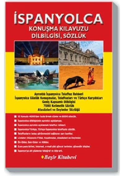 İspanyolca Konuşma Kılavuzu Dilbilgisi Sözlük -  Metin Yurtbaşı -  Beşir Kitabevi
