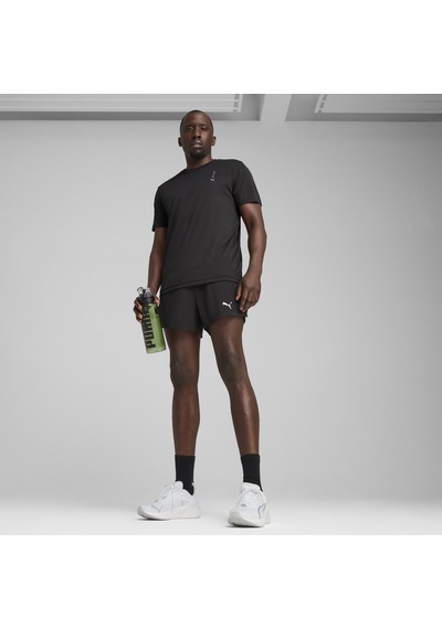 Puma 52655701 Graphics Running Illustratio Erkek Spor Tişört SIYAH