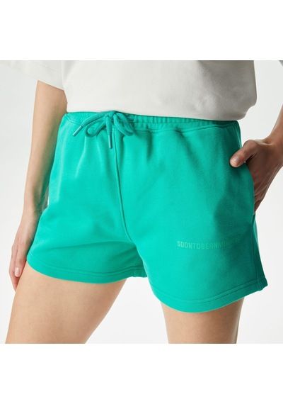 Stba Soon To Be Announced Lounge Women's Short Kadın Pamuk Şort Yeşil