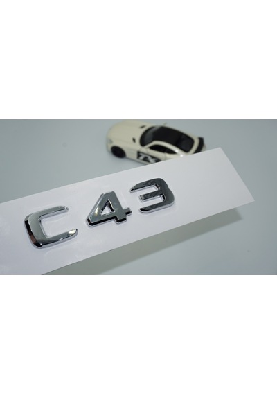 Dk Tuning C43 Bagaj Krom Abs 3m 3d Yazı Logo Benz İle Uyumlu