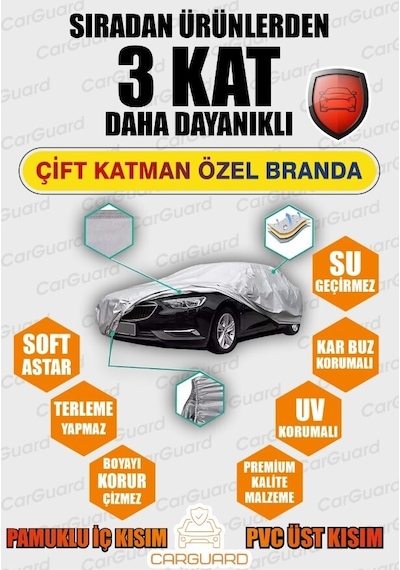 Carguard Opel Mokka Lüks Araba Brandası Miflonlu Branda Oto Çadır Örtü