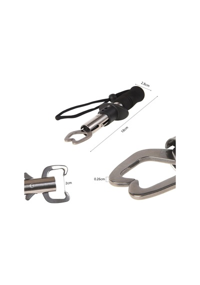 Bauer 18cm Fish Grip Paslanmaz Çelik Balık Tutucu