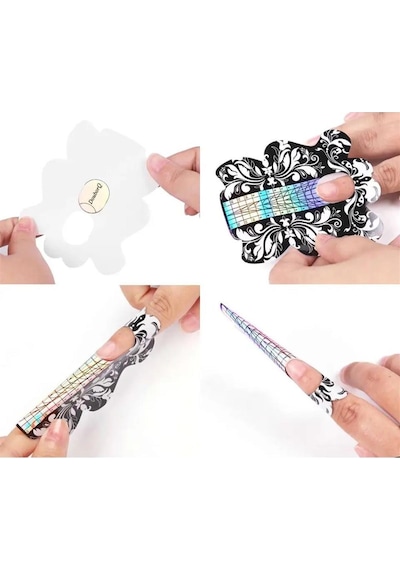 Ellea Nail Professional Kelebek Protez Tırnak Şablonu 100'lü