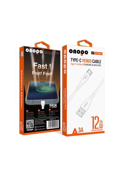 Type-c Usb Hızlı Şarj Ve Data Kablosu 3.0a / 1mt - D7