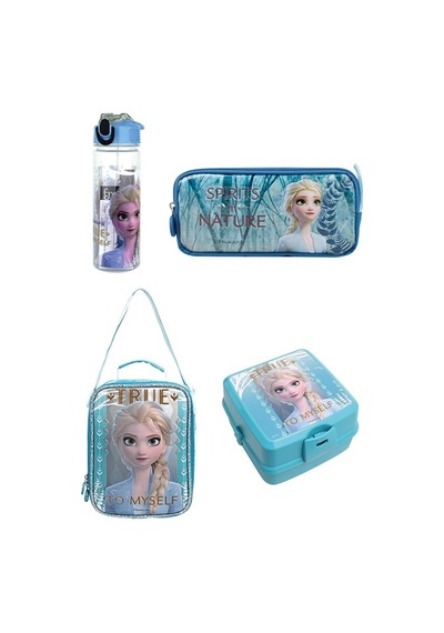 Frozen True To Myself 4 Ü Okul Seti Mavi