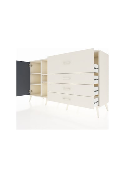 Kronos Konsol 4 Raflı 4 Çekmeceli Tek Kapaklı 176x59x99 Aytaşı-a Aytaşı-antrasit/aytaşı Kronos Konsol 4 Raflı 4 Çekmeceli Tek Kapaklı 176x59x99 Aytaşı-a Aytaşı-antrasit/aytaşı