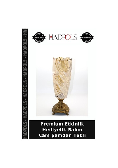 Premium Etkinlik Hediyelik Salon Cam Şamdan Tekli Çok Renkli