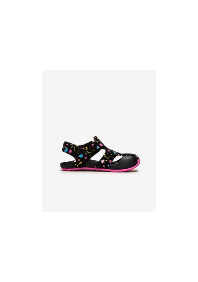 Skechers Side Wave - Büyük Kız Çocuk Siyah Pembe Sandalet 86428L Bkhp Siyah Skechers Side Wave - Büyük Kız Çocuk Siyah Pembe Sandalet 86428L Bkhp Siyah