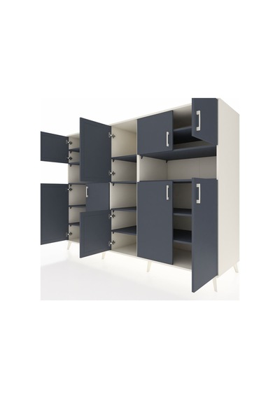 Kronos Dolap 14 Raflı 10 Kapaklı 220x59x163 Aytaşı-antrasit Aytaşı-antrasit Kronos Dolap 14 Raflı 10 Kapaklı 220x59x163 Aytaşı-antrasit Aytaşı-antrasit