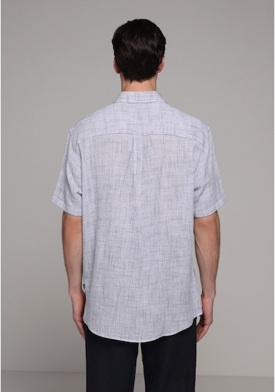 Colin's Colins Regular Fit Shirt Neck Düz Erkek Mavi Kısa Kol Gömlek Cl1080095 Q1.v1 Ble