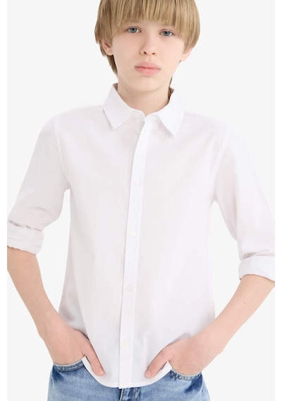 Defacto Erkek Çocuk Okula Dönüş Regular Fit Polo Yaka Poplin Uzun Kollu Gömlek T8853a625auwt83 Beyaz Defacto Erkek Çocuk Okula Dönüş Regular Fit Polo Yaka Poplin Uzun Kollu Gömlek T8853a625auwt83 Beyaz