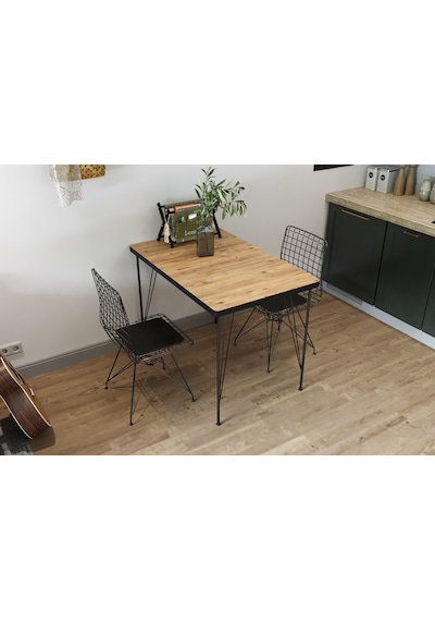 Ebrar 60*90 İki kişilik Mutfak Balkon Bahçe Kafe MASA TAKIMI