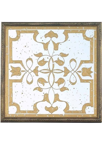 Pasabahce Rumi Desen Ayna 22x22 Cm 22x22 Cm - 1 Adet Cok Renkli