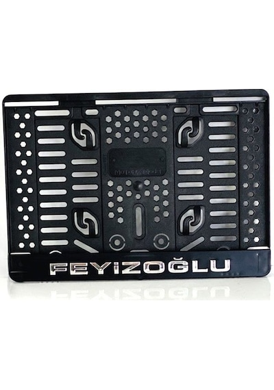 Motosiklet Plakalık Feyizoğlu Logolu Siyah