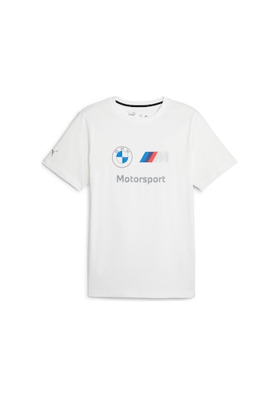 Puma Bmw Mms Ess Logo Tee Erkek Günlük Tişört 62131402 Beyaz 001