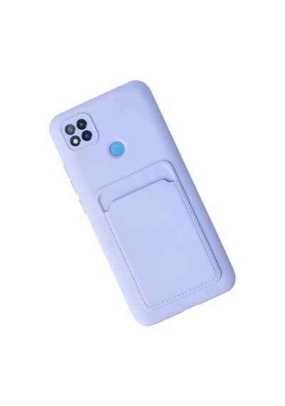 Uryport Xiaomi Redmi 9c Kılıf Kelvin Kartvizitli Silikon - Lila